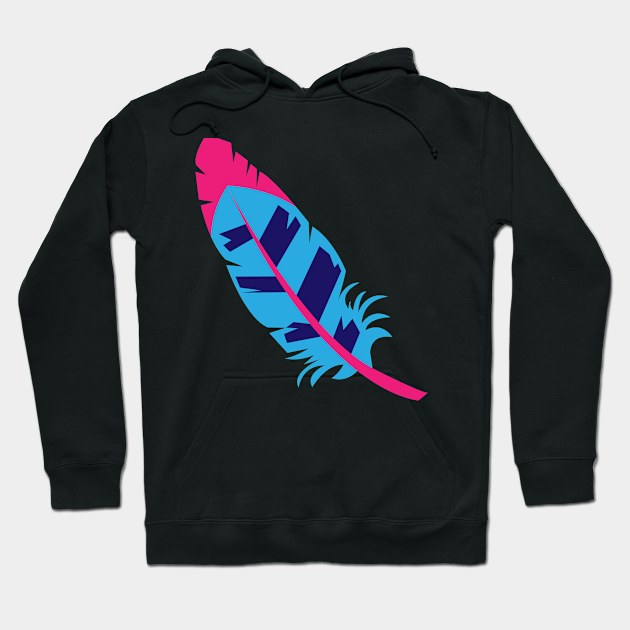 A feather flew into the sky Hoodie by joeymono